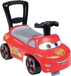 Smoby - Cars - Porteur Auto - Fonction Trotteur - Volant Directionnel - Pour Enfant Dès 10 Mois - Coffre à Jouets - 720534
